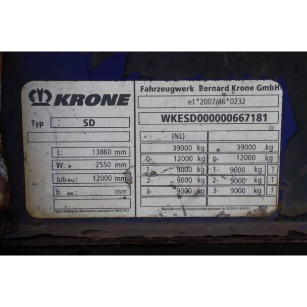 2015 Krone SD-42976529
