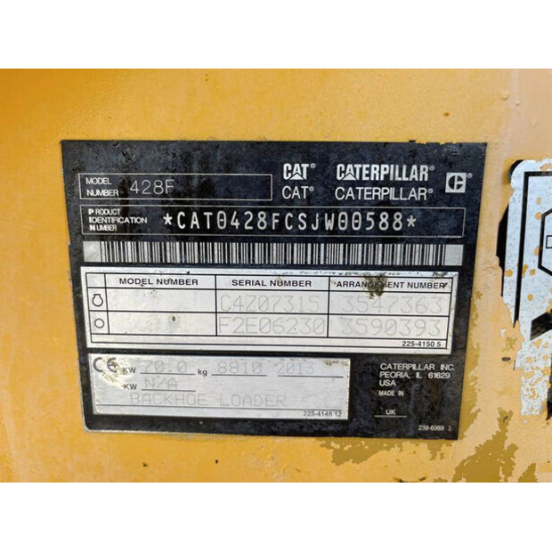 2013 Caterpillar 428F-42978777