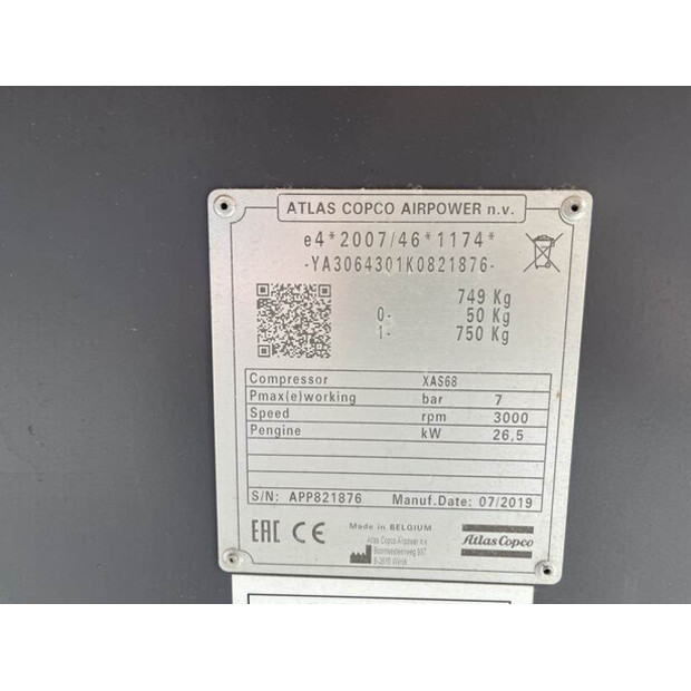 2019 Atlas-Copco XAS 68 KD-42978985