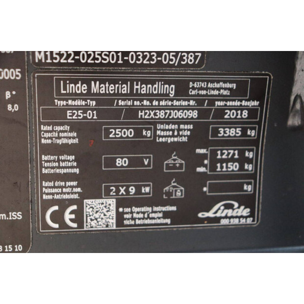 2018 Linde E25-01-42988491
