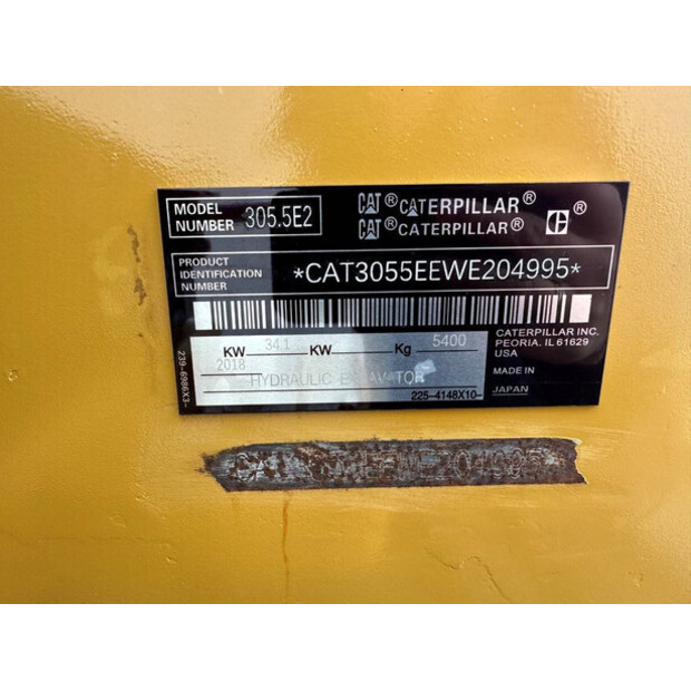2018 Caterpillar 305.5E2-42988583