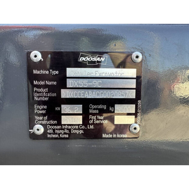 2018 Doosan DX55-9C-42988714
