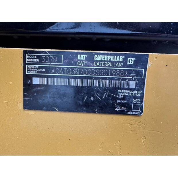 2013 Caterpillar 307D-42988853
