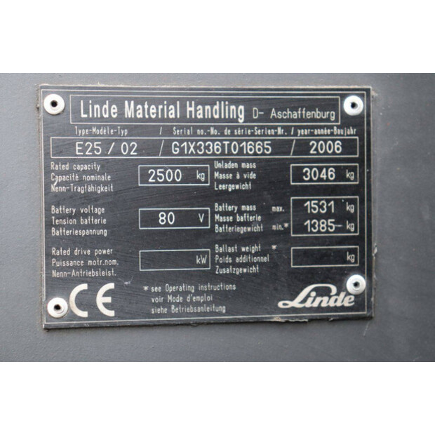 2006 Linde E25/02-42989138
