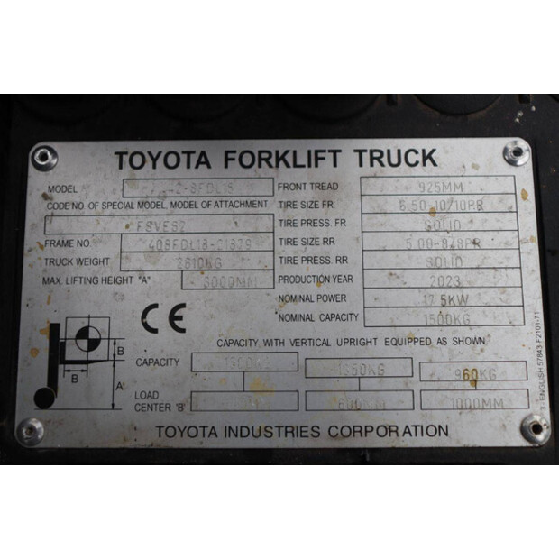 2023 Toyota 42-8FDL15-42989230