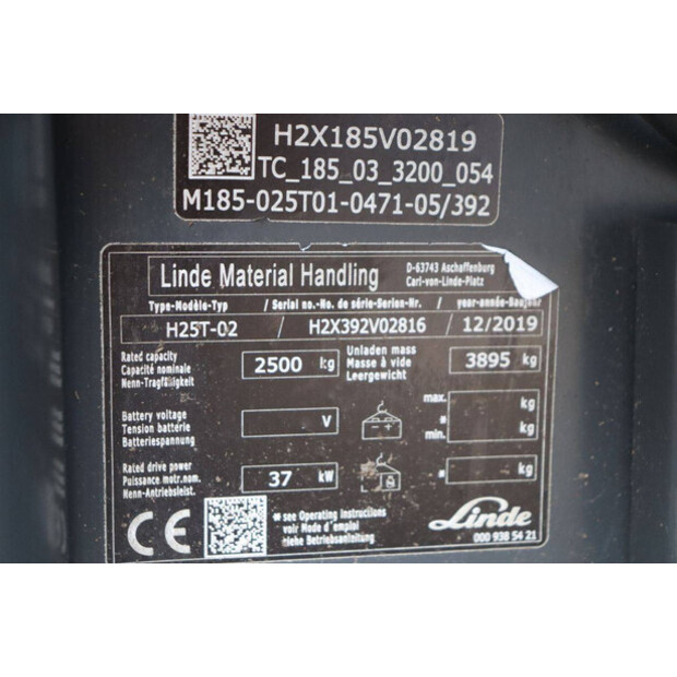 2019 Linde H25T-02-42989836