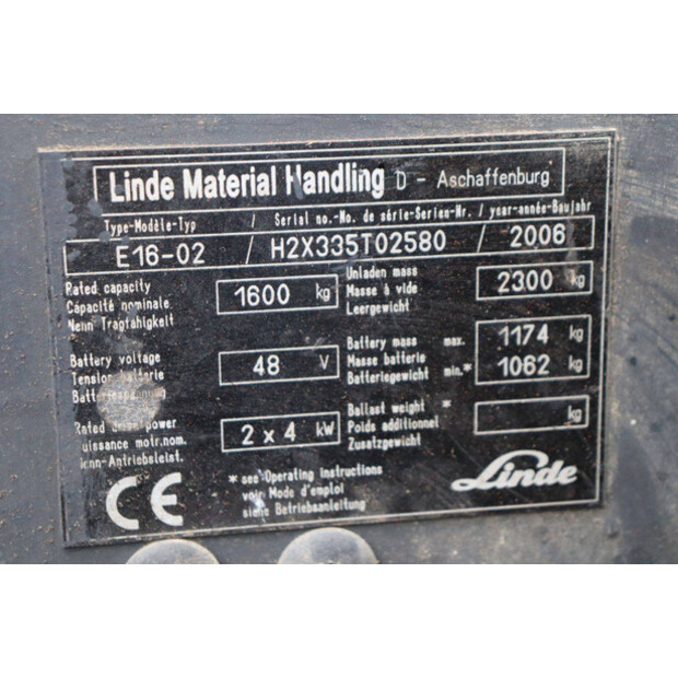 2006 Linde E16-02-42990029