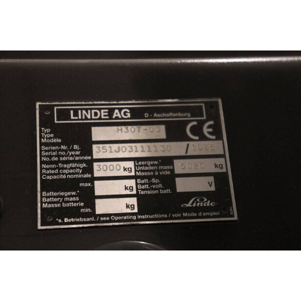 1998 Linde H30T-03-42990459