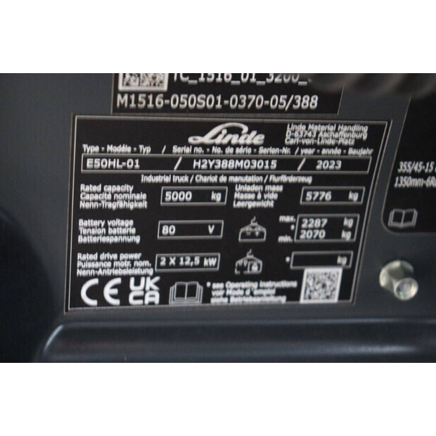 2023 Linde E50HL-01-42990642