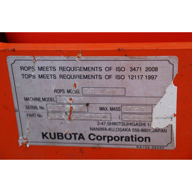 2019 KUBOTA U10-3-42990845