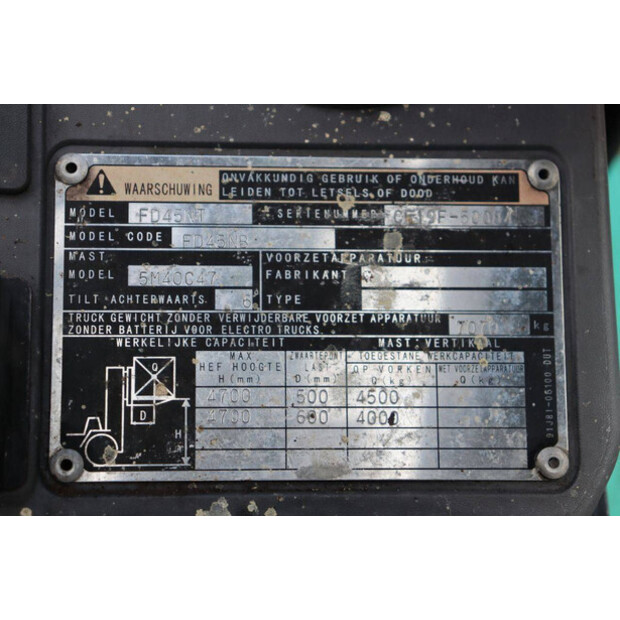 2018 MITSUBISHI FD45NT-42990877