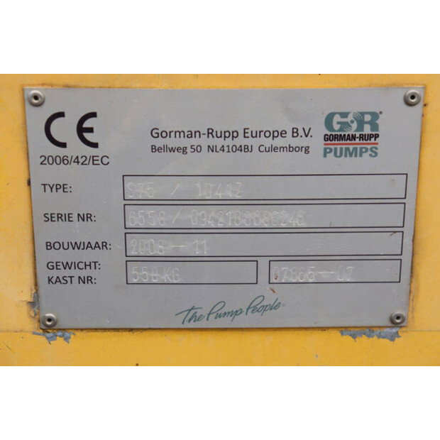 2008 GORMAN RUPP S75/1D41Z-42990969