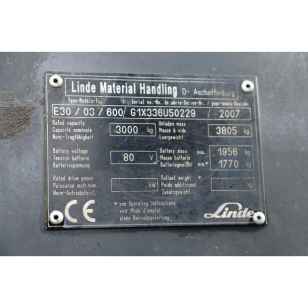 2007 Linde E30/03/600-42991195