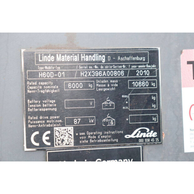 2010 Linde H60D-01-42991298