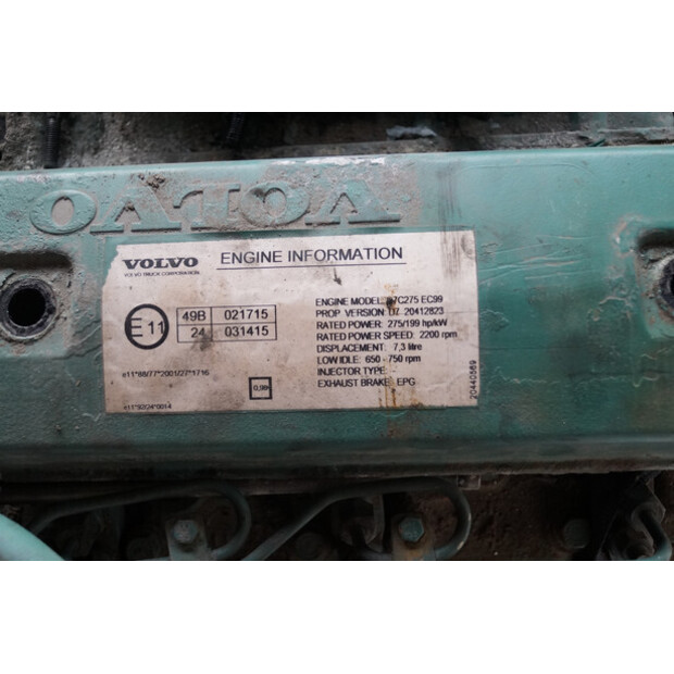 VOLVO D7C 275 USED-43007750