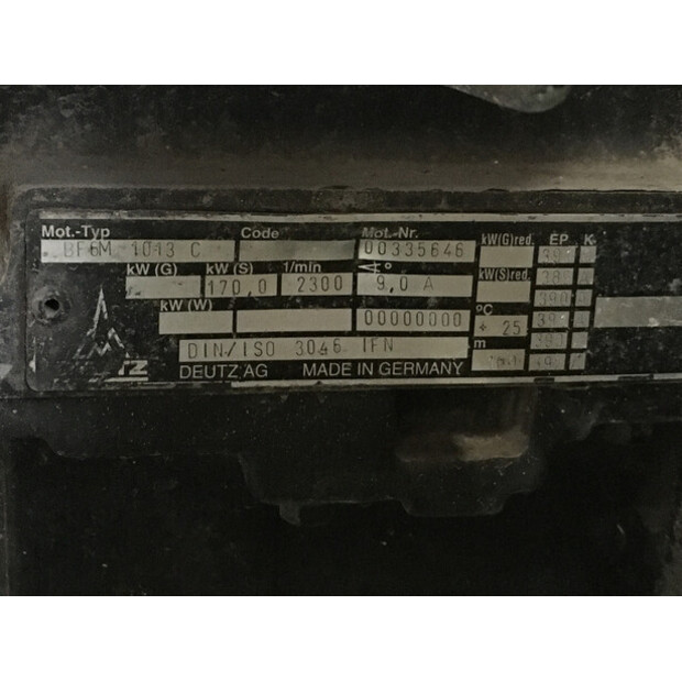 DEUTZ BF6M1013C USED-43007916