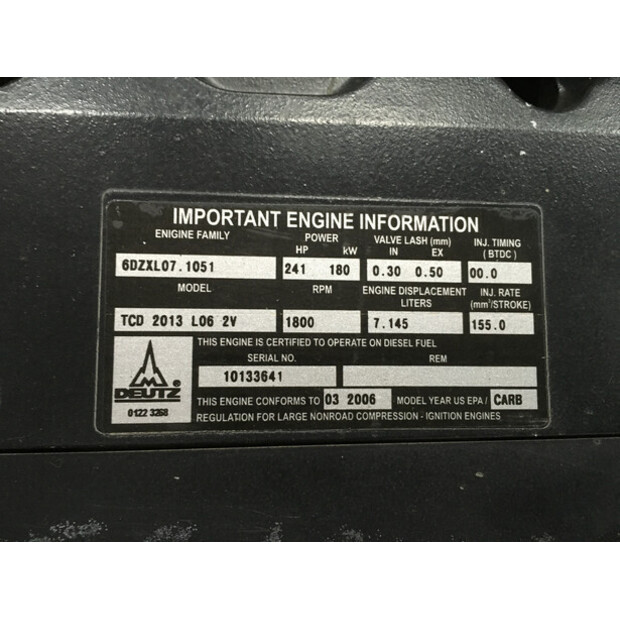 DEUTZ TCD2013L06 2V NEW-43007923