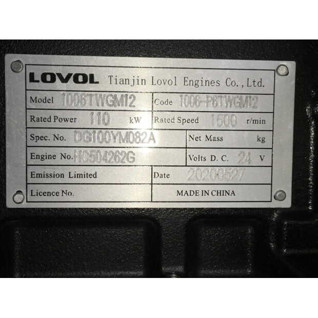 LOVOL 1006TWGM12 NEW-43007982