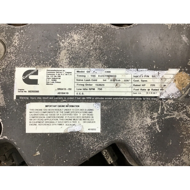 CUMMINS QSB6.7 COMMONRAIL USED-43008000