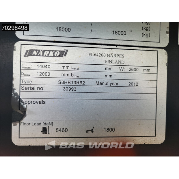 2012 ناركو S8HB13R62-43008447