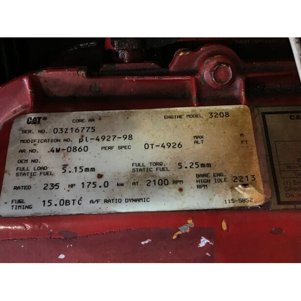 CATERPILLAR 3208 03Z-4W0860 USED-43009322