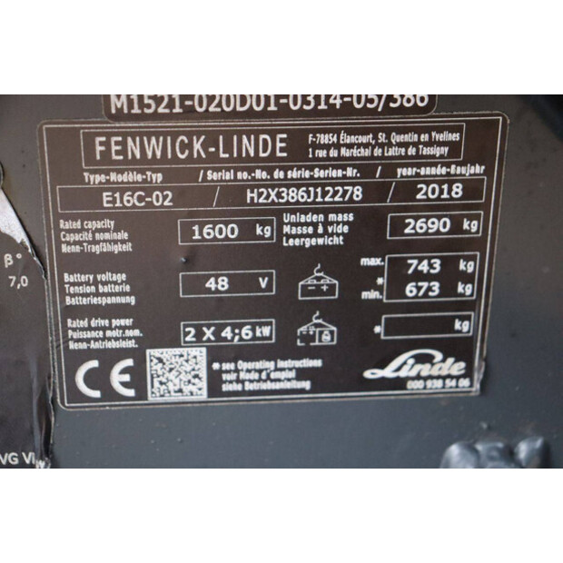 2018 ليندي E16C-02-43009906