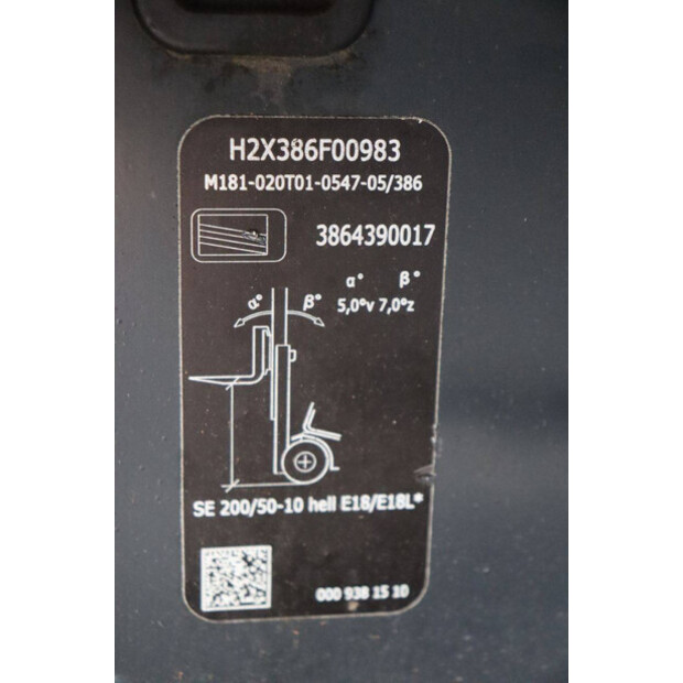 2015 Linde E20PL-02-43010135