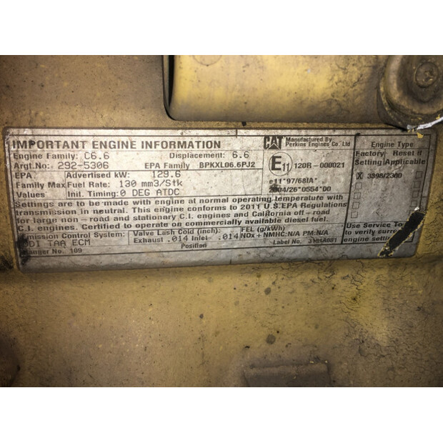 CATERPILLAR C6.6 C6E-2925306 USED-43010305