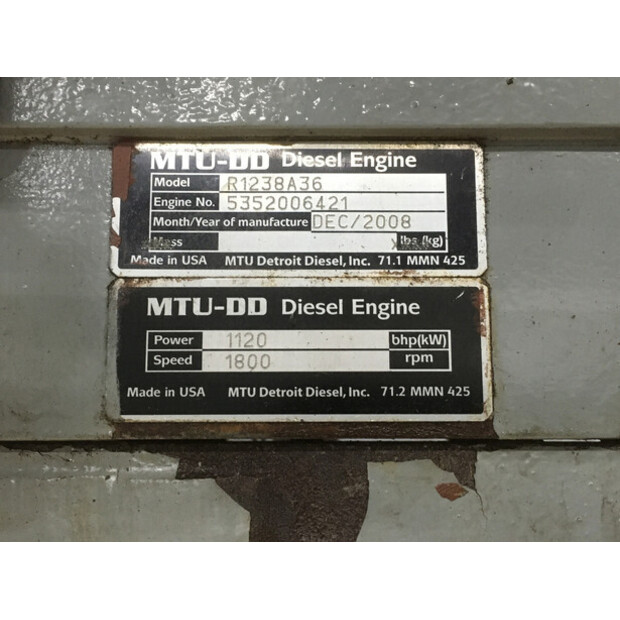 MTU 12V2000 USED-43010789