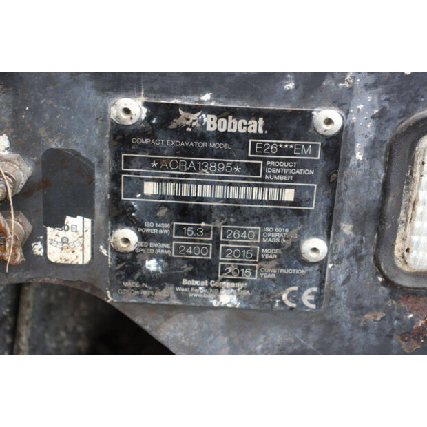 2015 BOBCAT E26-43011040