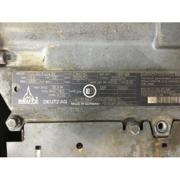 DEUTZ TCD2012L04 2V MECH. USED-43011314