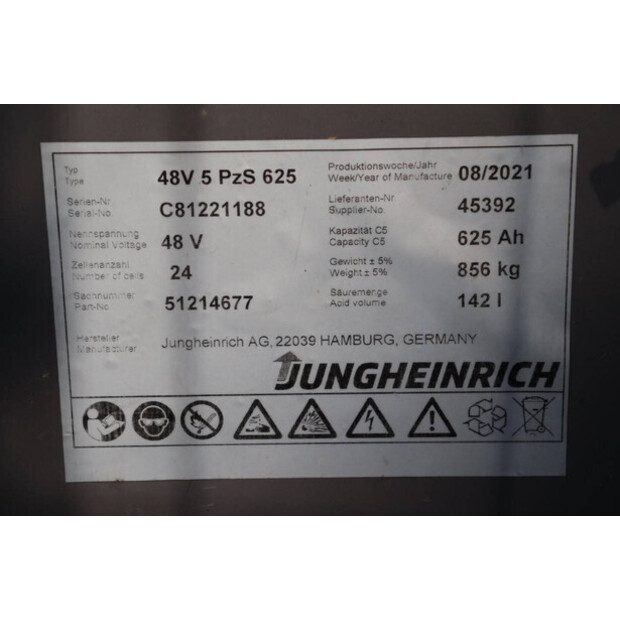 2017 Jungheinrich EFG 216K-43012860