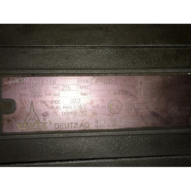 DEUTZ TCD6.1 L06 RECONDITIONED-43013342