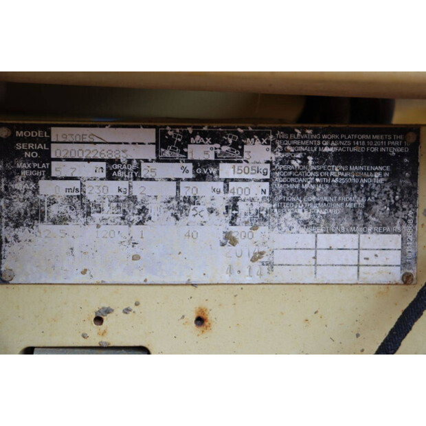 2014 JLG 1930ES-43013395