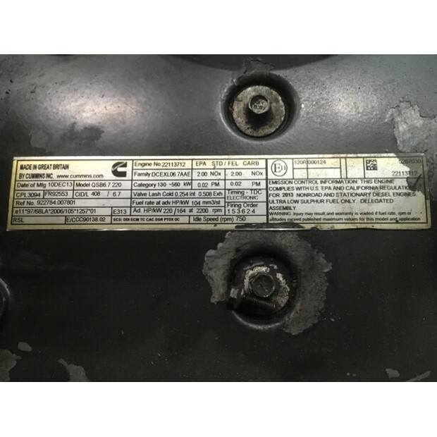 CUMMINS QSB6.7 CPL3094 USED-43013534