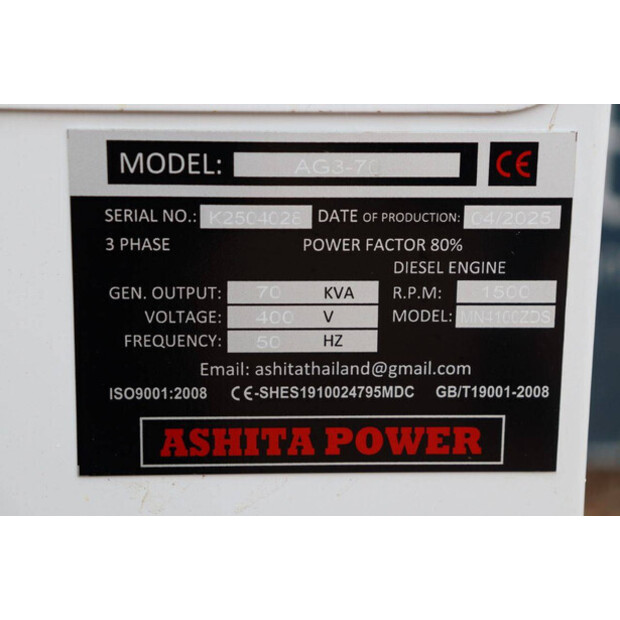 2025 Ashita AG3-70-43013589