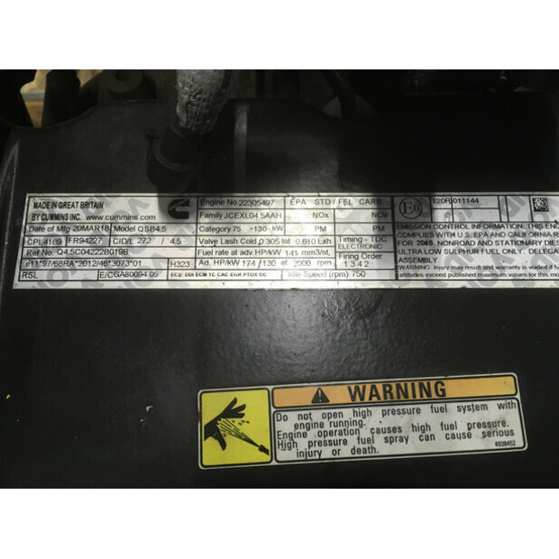 CUMMINS QSB4.5 CPL4189 USED-43013781