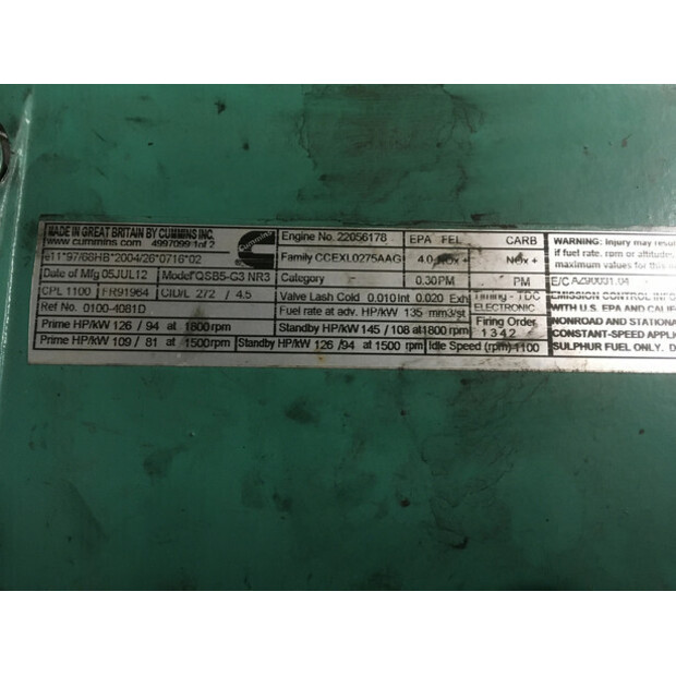 CUMMINS QSB4.5 CPL2743 USED-43013851
