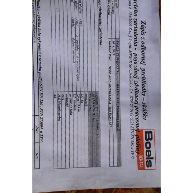 2011 SkyJack SJ III - 3220-43013918