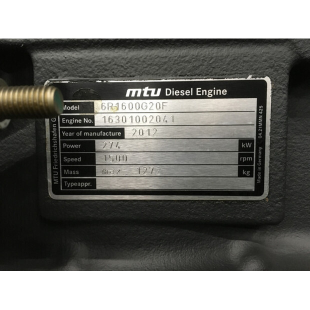 MTU 6R1600 G20F NEW-43014123