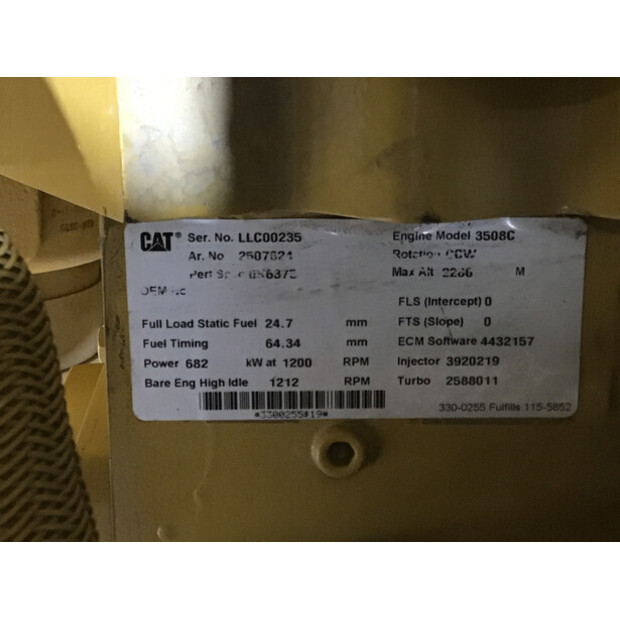 CATERPILLAR 3508C LLC 250-7621 NEW-43014220