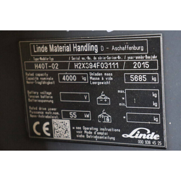 2015 Linde H40 EVO-43029411