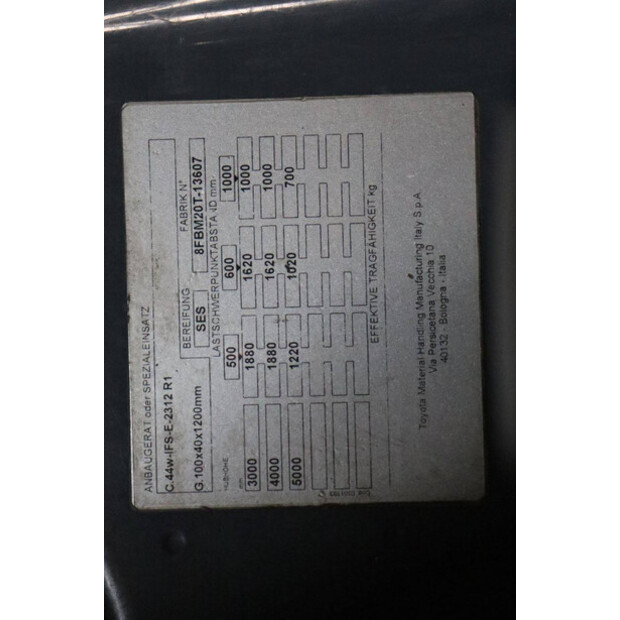 2019 Toyota 8FBM20T-43029658