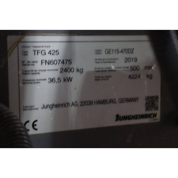 2019 Jungheinrich TFG 425-43029710