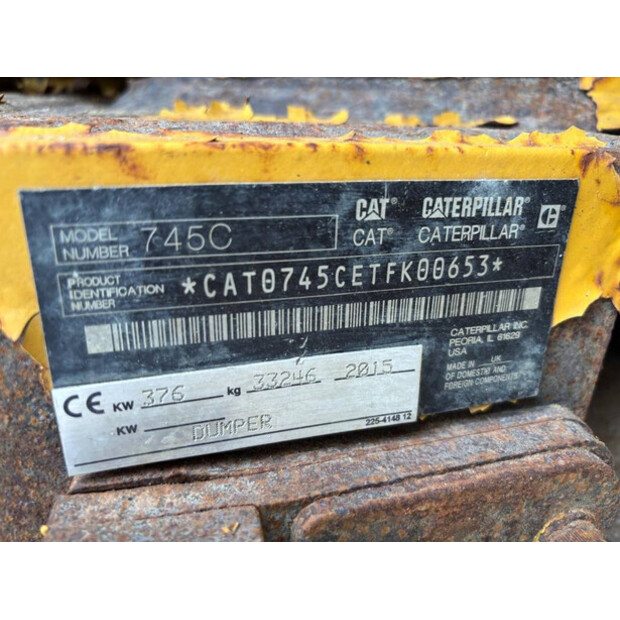 2015 Caterpillar 745C-43030271