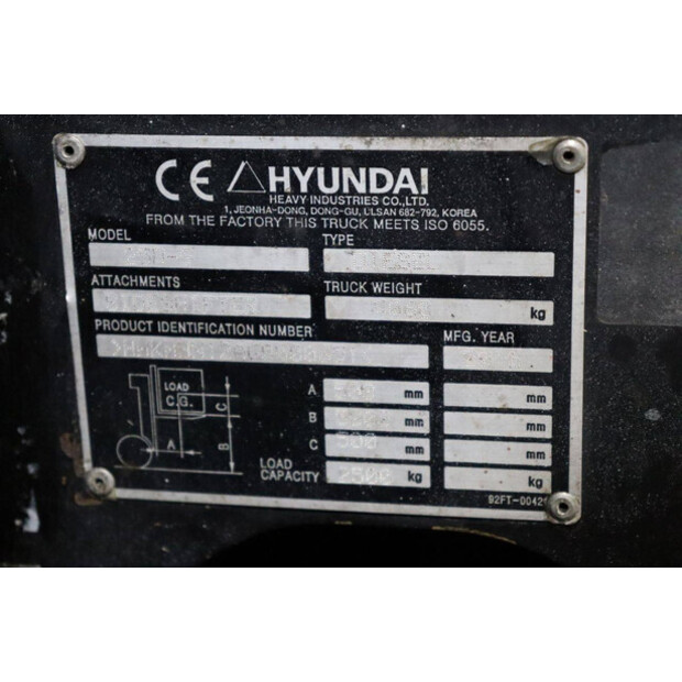 2016 هيونداي 25D-9-43030350