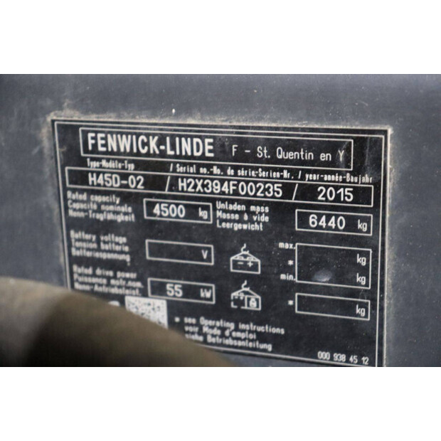 2015 Fenwick-Linde H45D-02-43031358
