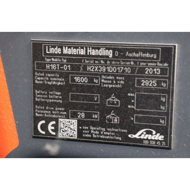2013 Linde H16T-01-43031416