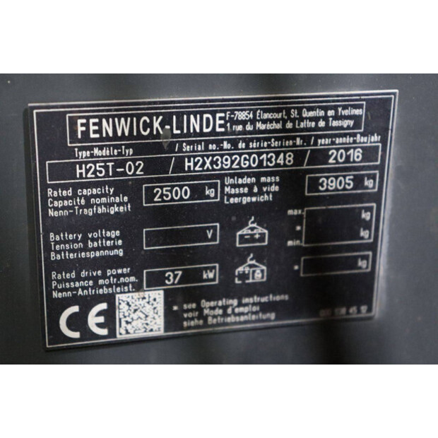 2016 Fenwick-Linde H25T-02-43045036