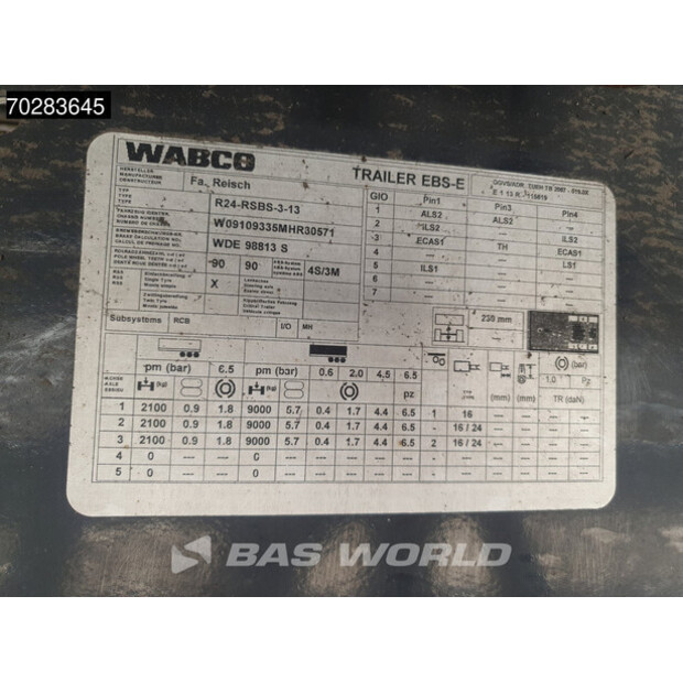 2021 Reisch RSBS-3-15 3 axles LANG-LKW Lift Axle Very good condition-43046168